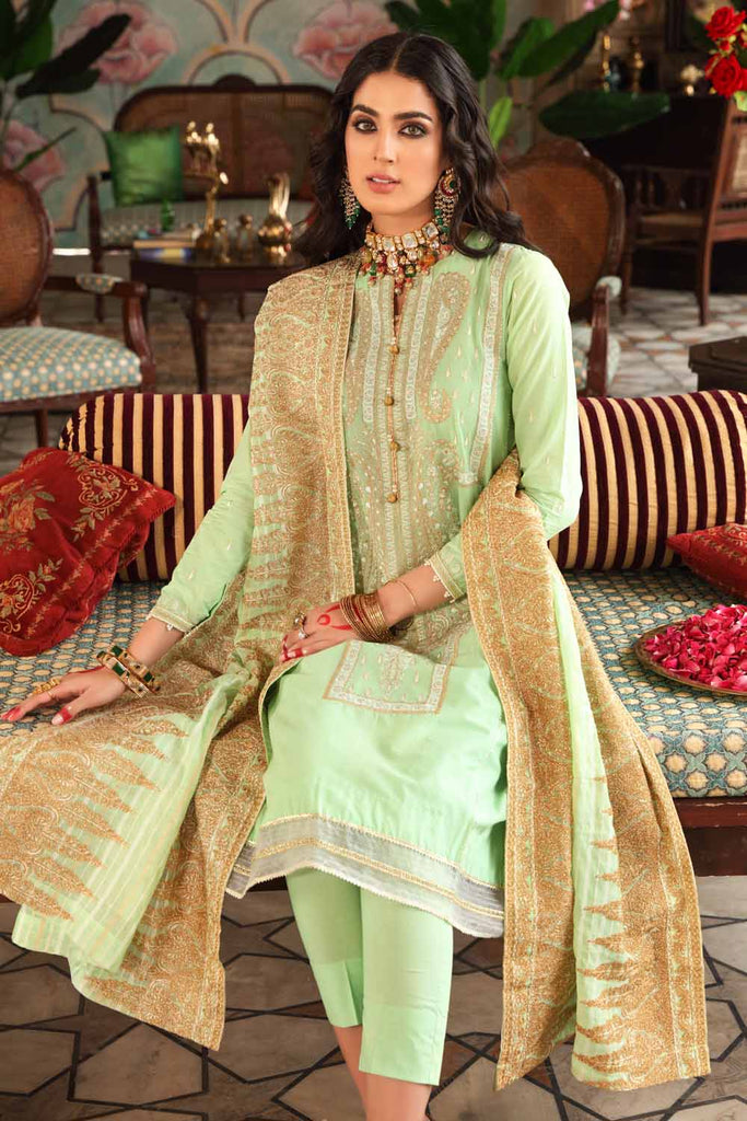 Gul Ahmed Festive Collection – Embroidered Lawn Suit with Yarn Dyed Dupatta FE-12126