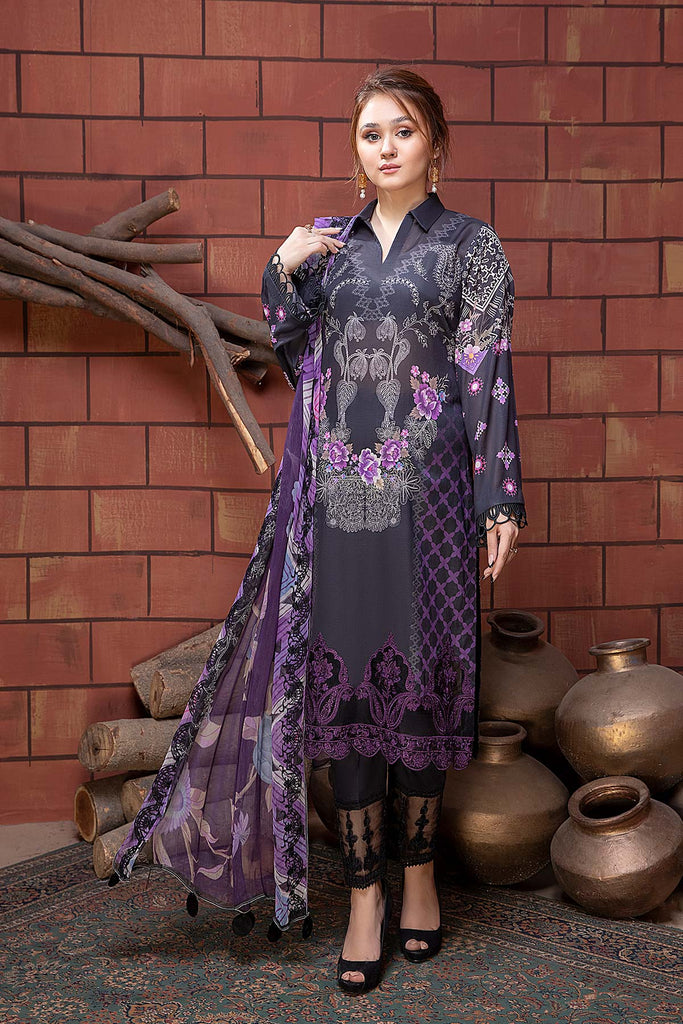 Charizma Combinations Embroidered Lawn Collection – CC-15