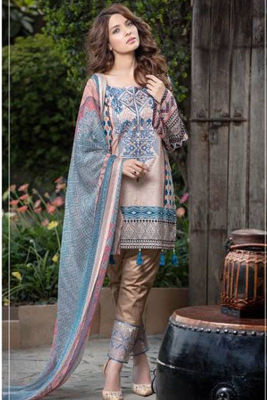 Dhanak Embroidered Lawn Collection by Rang Rasiya – 139A