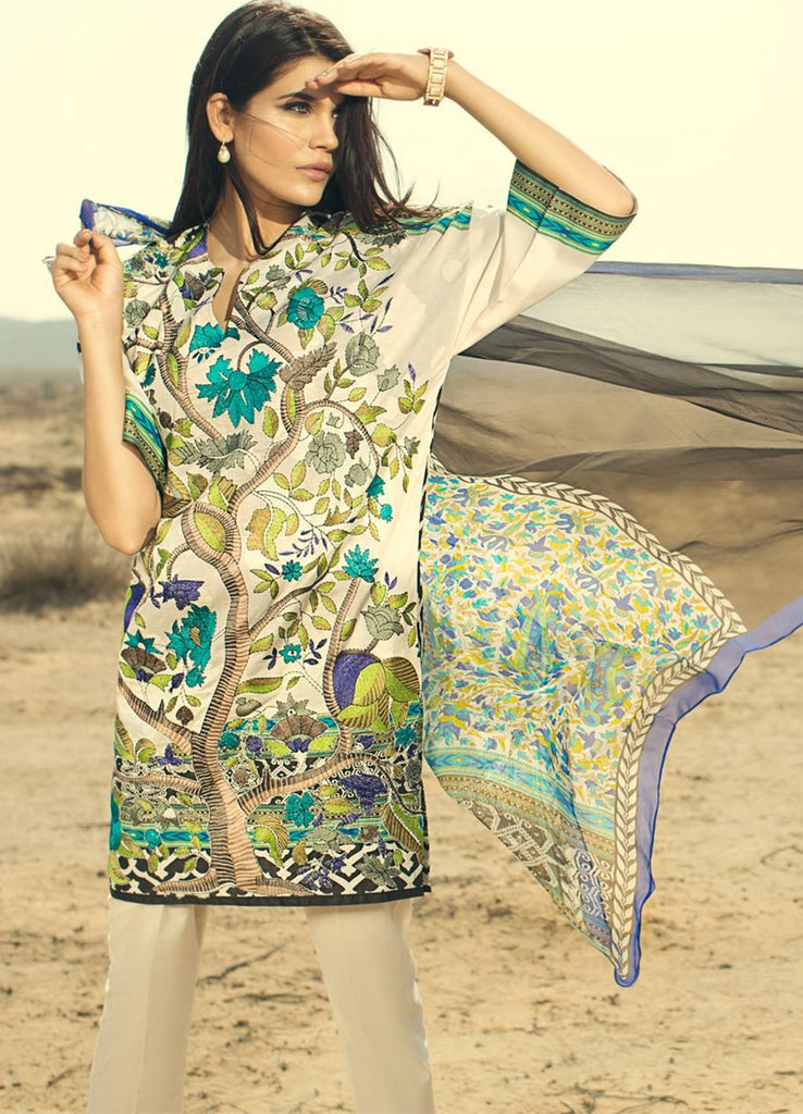 Sana Safinaz Spring/Summer Lawn Collection 2016 – 16B - YourLibaas
 - 1