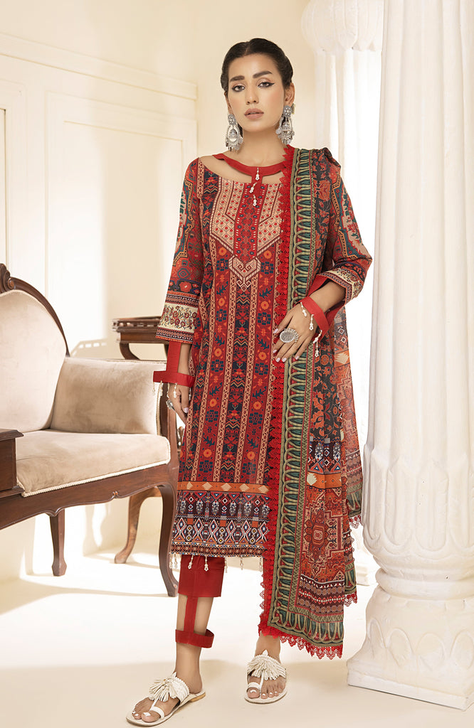 Al Zohaib Colors Digital Printed Lawn Collection – CFD-23-07