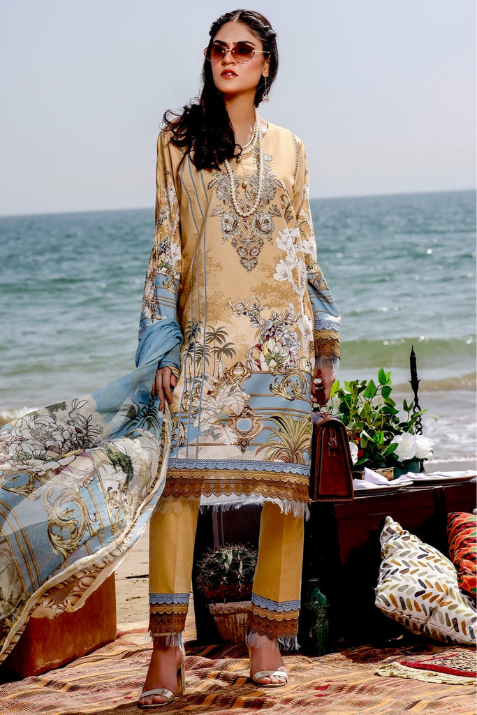 Jade by Firdous · Urbane Embroidered (Chiffon Dupatta Collection) – 19459 A