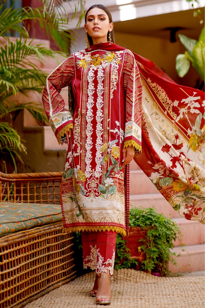 Jade by Firdous · Ombre Lawn Collection with Pure Silk Dupatta – 19663 B