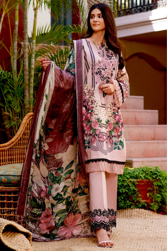 Jade by Firdous · Ombre Lawn Collection with Pure Silk Dupatta – 19795 B