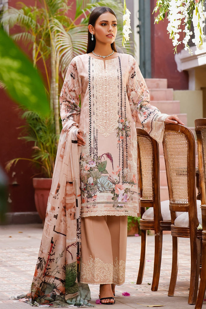 Jade by Firdous · Ombre Lawn Collection with Pure Silk Dupatta – 19801 B