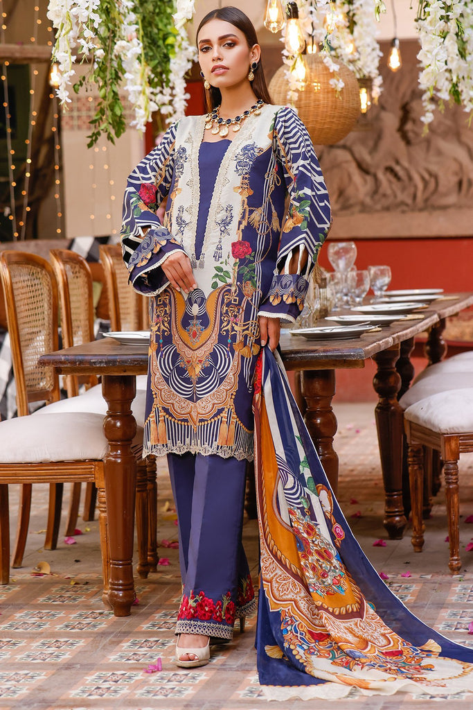 Jade by Firdous · Ombre Lawn Collection with Pure Silk Dupatta – 19804 A