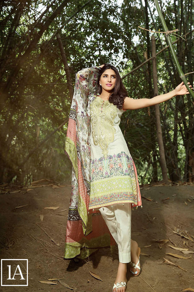 ZarQash Luxury Lawn Spring/Summer - 1A - YourLibaas
 - 1