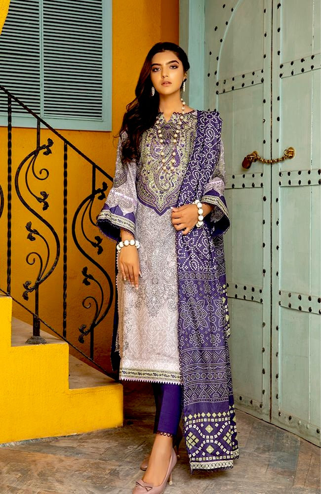 Anum by Al Zohaib Chunri Lawn Collection – ANCL-21-01B