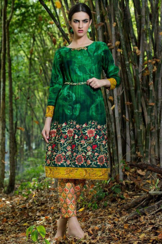 Al-Zohaib Tunic with Pants - 1B - YourLibaas
 - 1