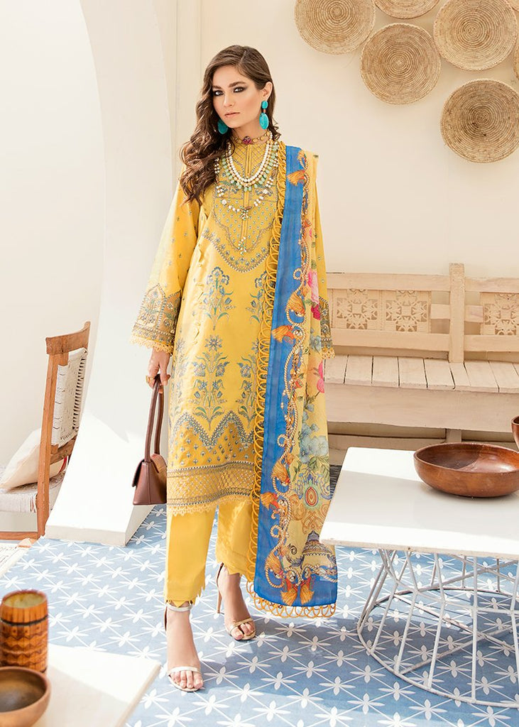 Afrozeh Summer Sonnet Lawn Collection '21 – Sunny Delight