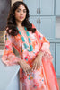 Afrozeh Printkari Lawn Collection – Coral Crush