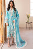 Afrozeh Printkari Lawn Collection – Blue Lagoon