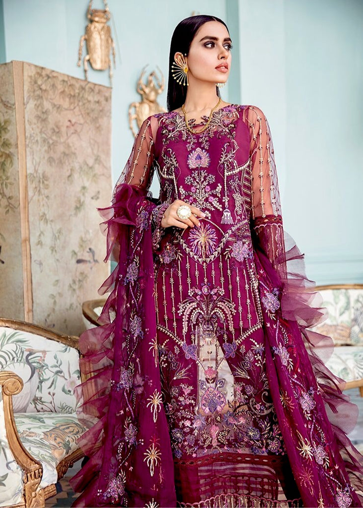 Afrozeh La Fuchsia Luxury Chiffon Collection ‘21 – Lady Grace