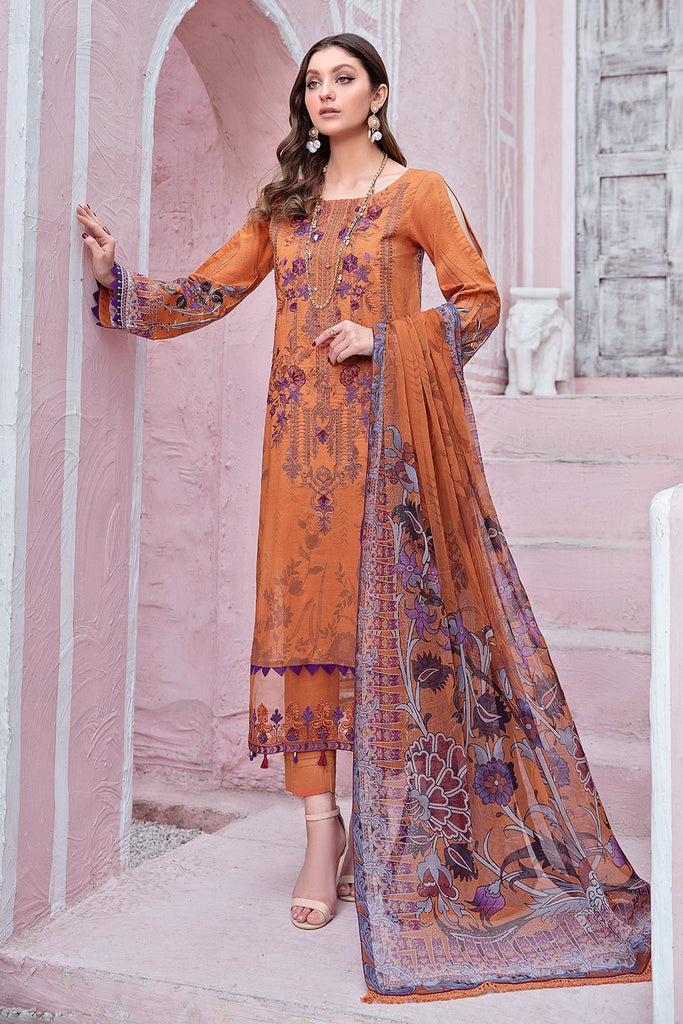 Riwayat by Ramsha Luxury Lawn Collection 2021 – Y-102