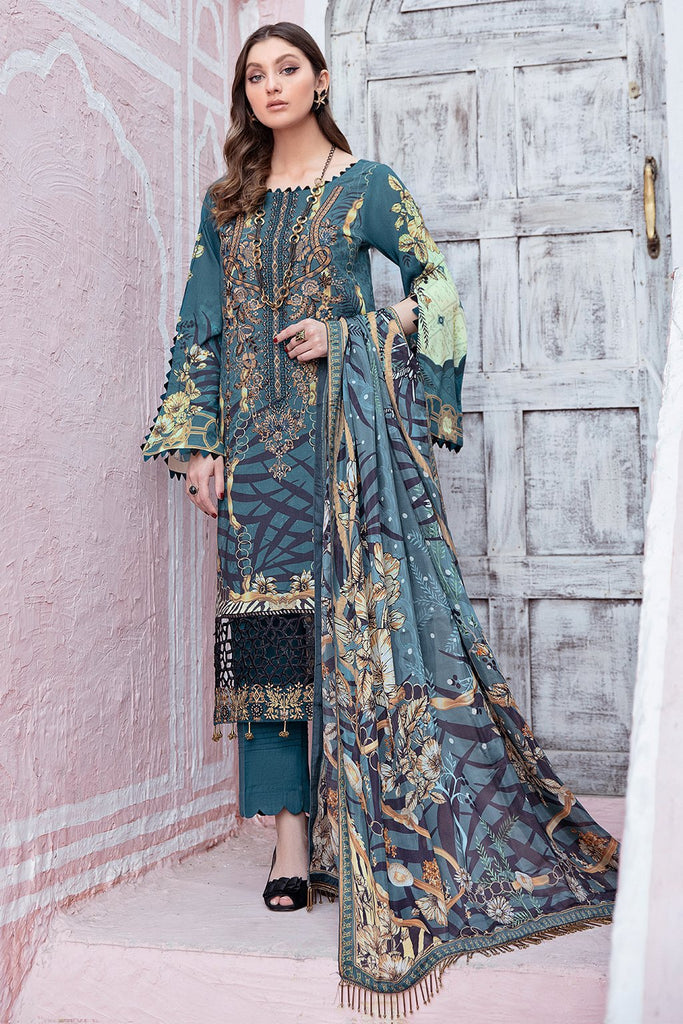 Riwayat by Ramsha Luxury Lawn Collection 2021 – Y-107