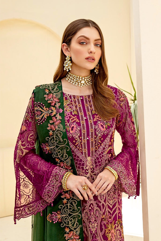 Ramsha Rangoon Chiffon Collection 2021 – D-710