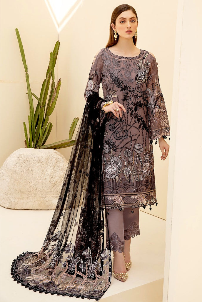 Ramsha Rangoon Chiffon Collection 2021 – D-703