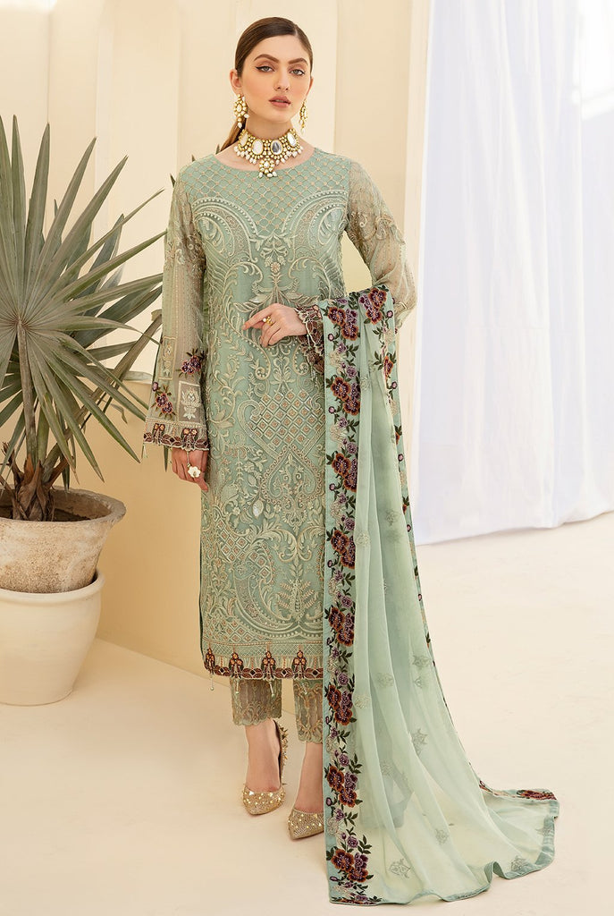 Ramsha Rangoon Chiffon Collection 2021 – D-706