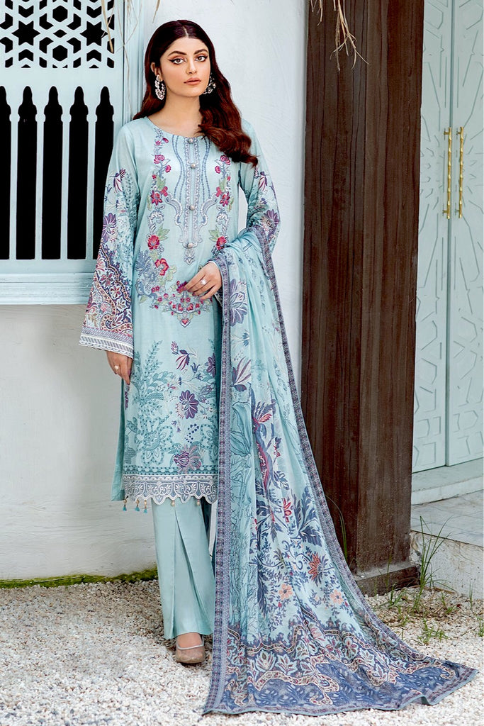 Rangrez Luxury Lawn Collection by Ramsha – N-110