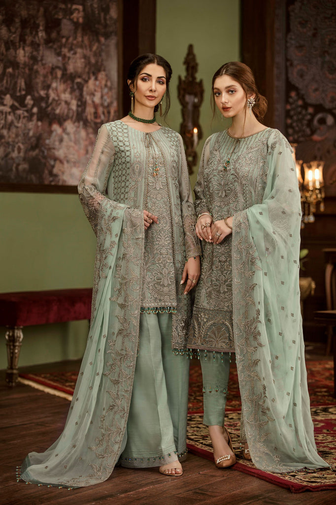 Flossie Embroidered Chiffon Collection – Luxury Edition Vol-5 – Crysta ...