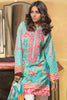 Gul Ahmed Summer 2017 - Turquoise 2 PC Embroidered Lawn Dress TL-73 B