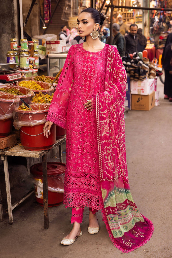 Nureh Bazaar Festive Lawn Collection 2024 – NS-128