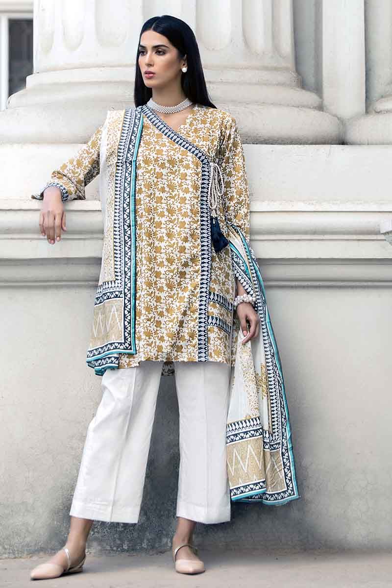 Stunning Blue Banarasi Kim Khwab Kurti & Pant Set – Luxurion World