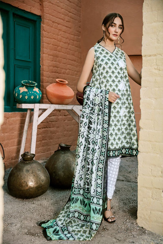 Gul Ahmed Summer 2020 – Basic Collection – 3PC Unstitched Lawn Suit CL-775 B