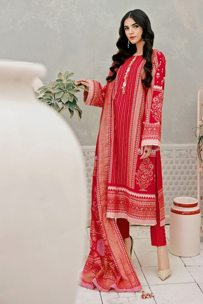 Gul Ahmed Summer 2020 – Basic Collection – 3PC Unstitched Lawn Suit CL-758 A