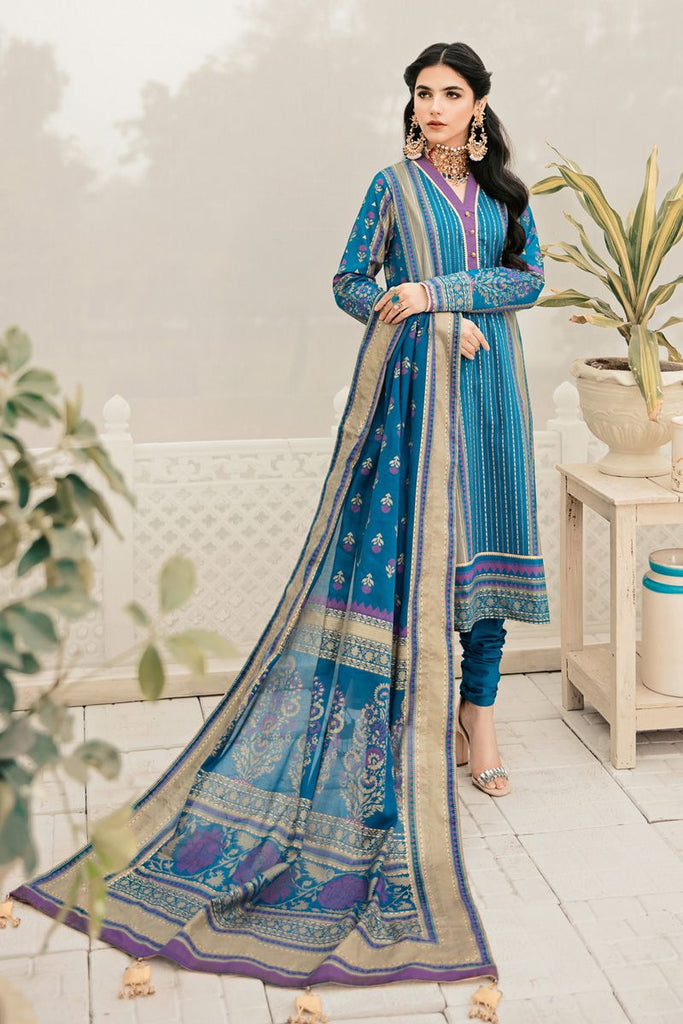 Gul Ahmed Summer 2020 – Basic Collection – 3PC Unstitched Lawn Suit CL-758 B