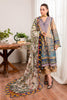 Jade Queen's Court Lawn with Silk Dupatta – D-05