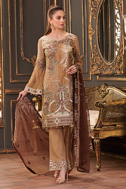 Ramsha Rangoon Chiffon Collection Vol-II – D-212