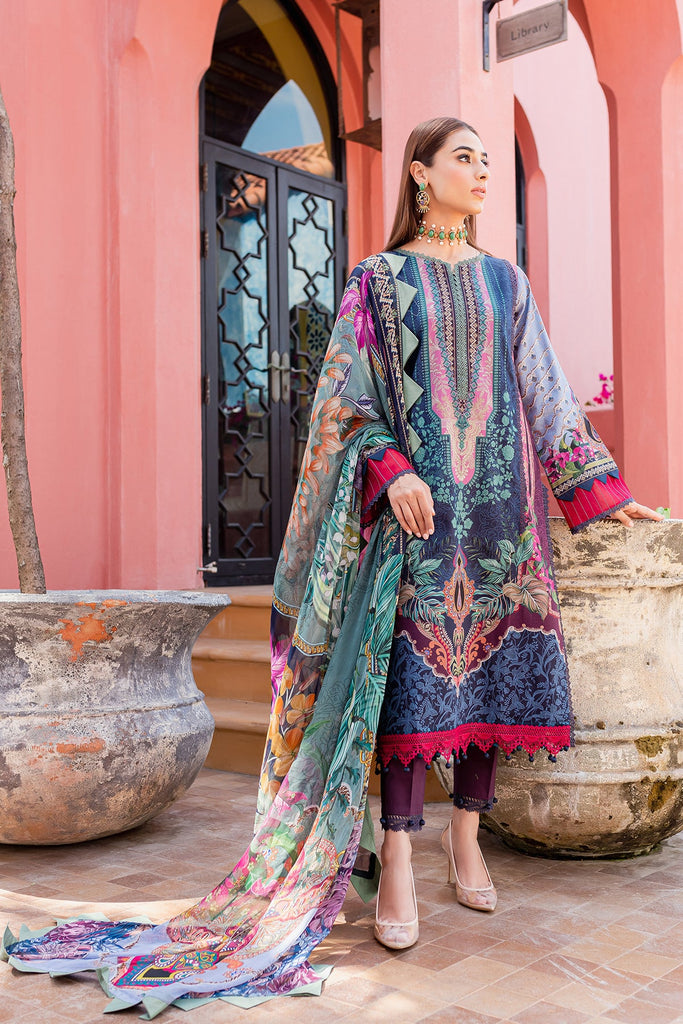 Jade Urbane Lawn Collection with Chiffon Dupatta – 20133B