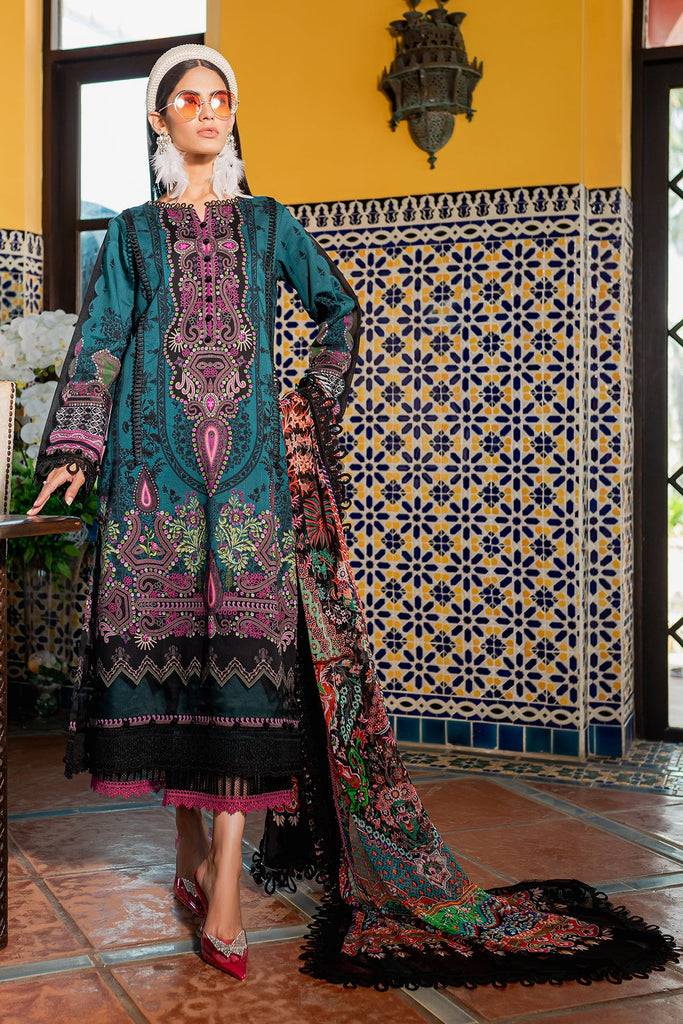 Jade Urbane Lawn Collection with Chiffon Dupatta – 20150A