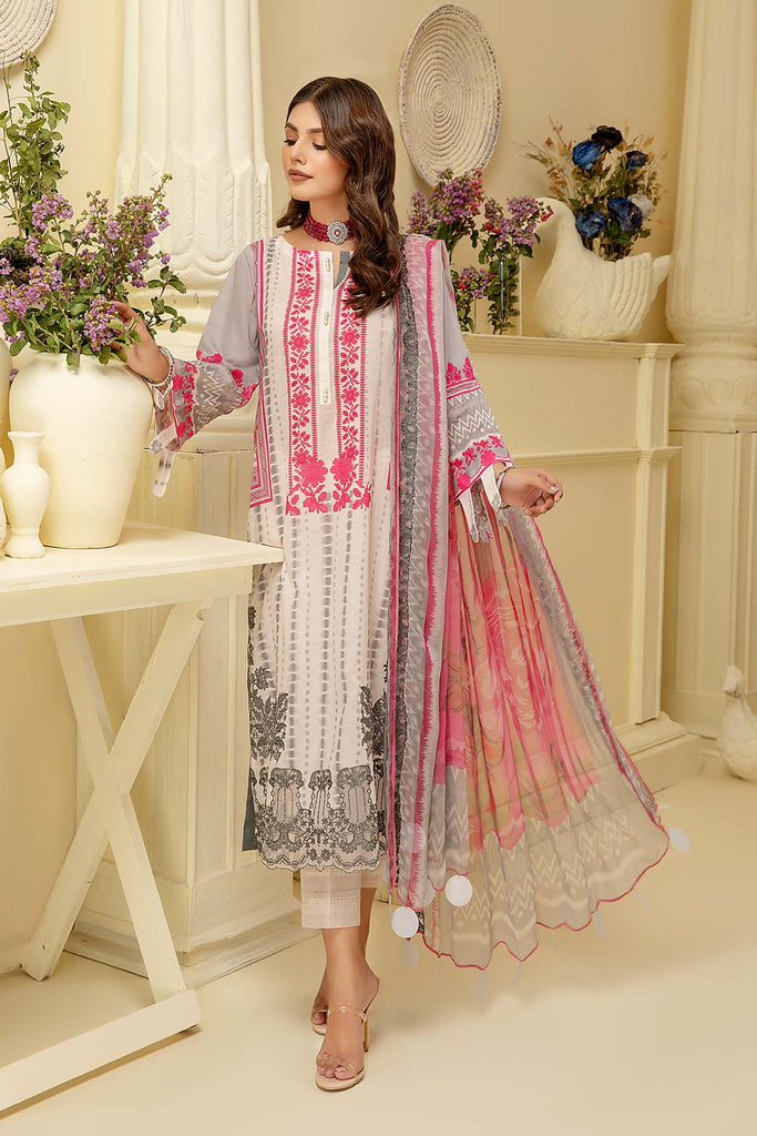 Charizma Combinations Embroidered Lawn Collection – CC-14