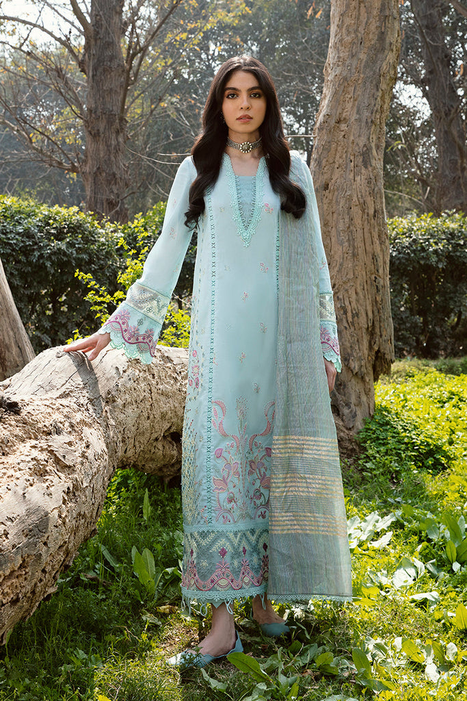 Qalamkar Qline Lawn Collection 2023 – AK-06 LAYLA