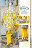 HZ Textiles Diamond Classic Lawn Collection – Design 26 Lemon