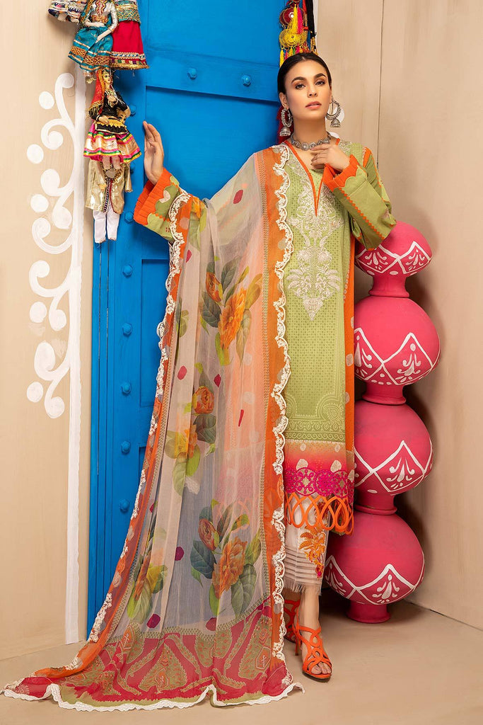 Charizma Signature Chunri Chapter 1 – 3Pc Embroidered Lawn With Chiffon Dupatta CHN-03