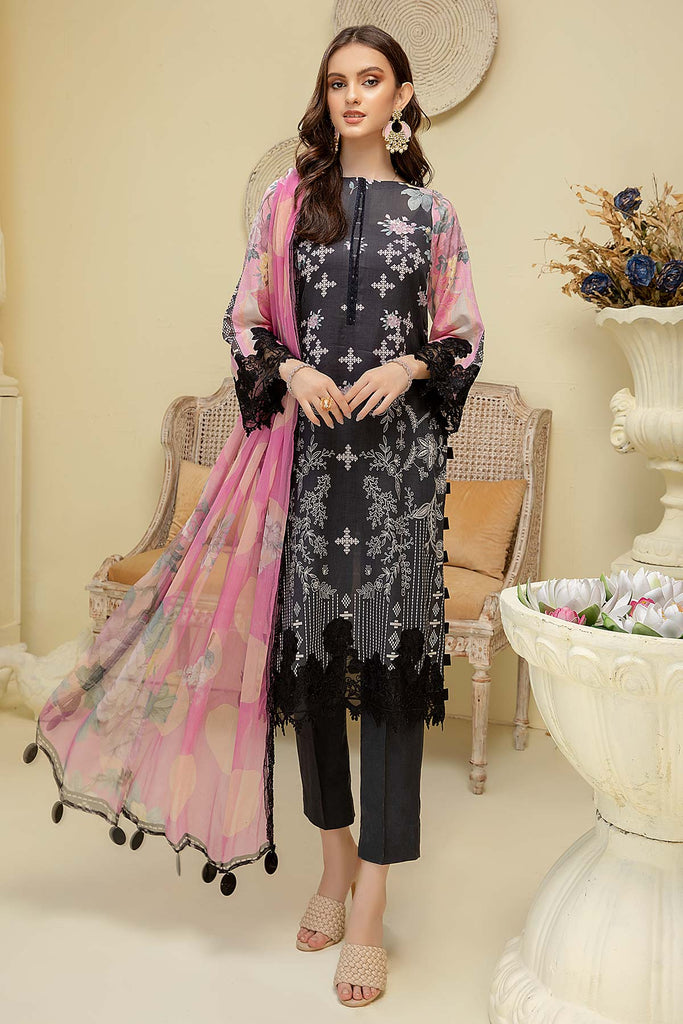 Charizma Combinations Embroidered Lawn Collection – CC-16