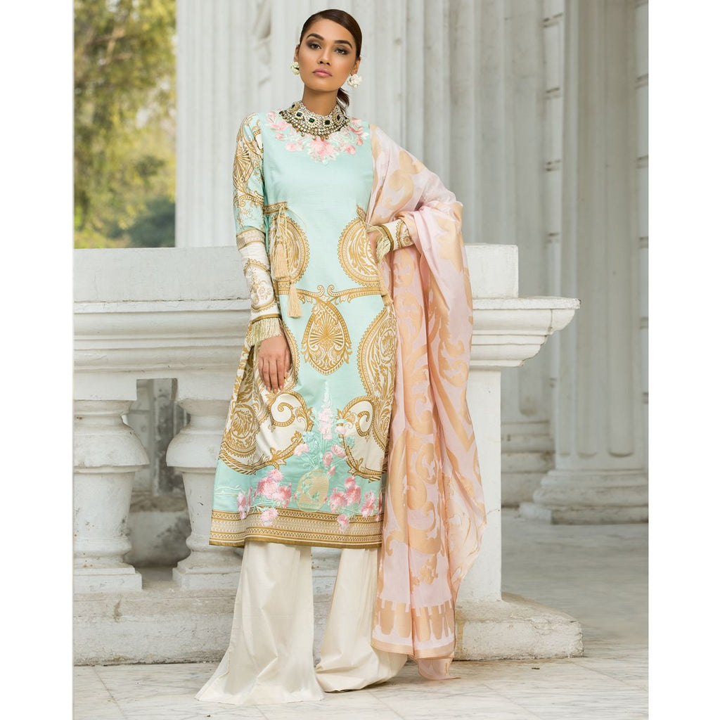 Sana Safinaz Lawn Muzlin 2018 – M29B