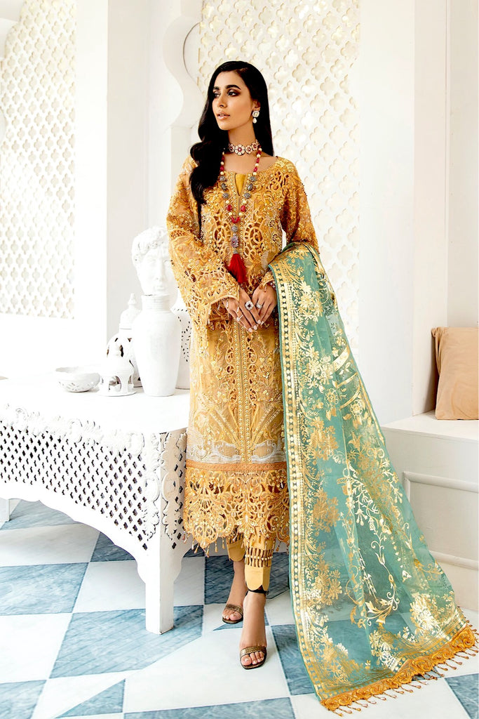 Nureh Mor Bagh Luxury Chiffon Formal Wear Collection – NL-11