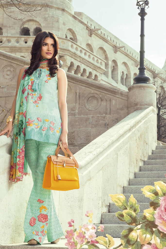 Mina Hasan Embroidered Lawn 2017 – 2B