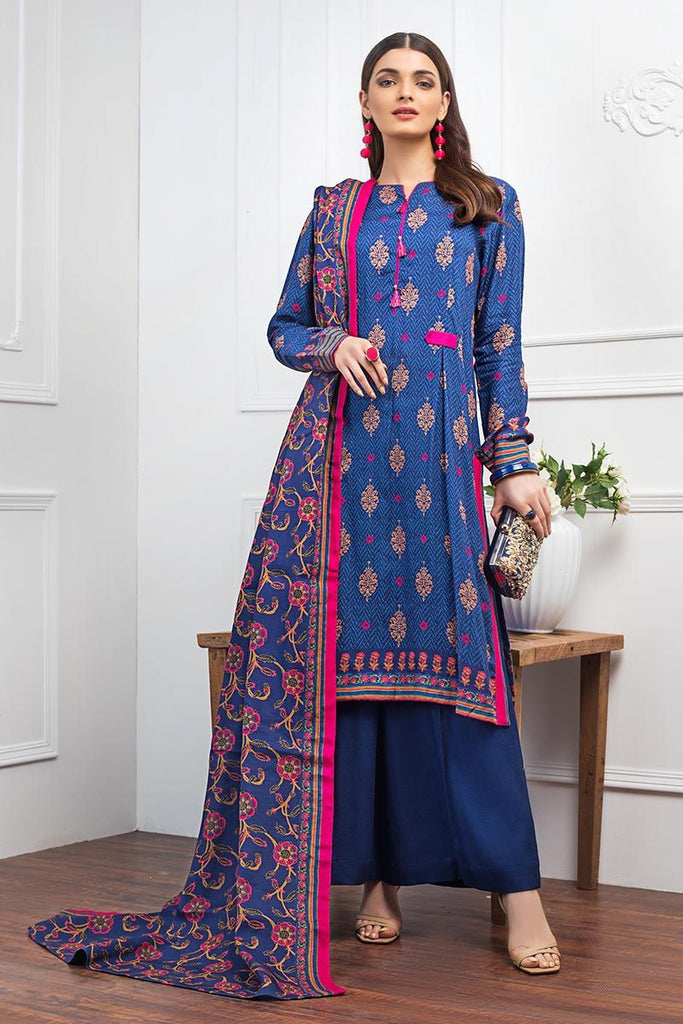 Gul Ahmed Winter Collection – 3 PC Twill Linen Suit LT-06