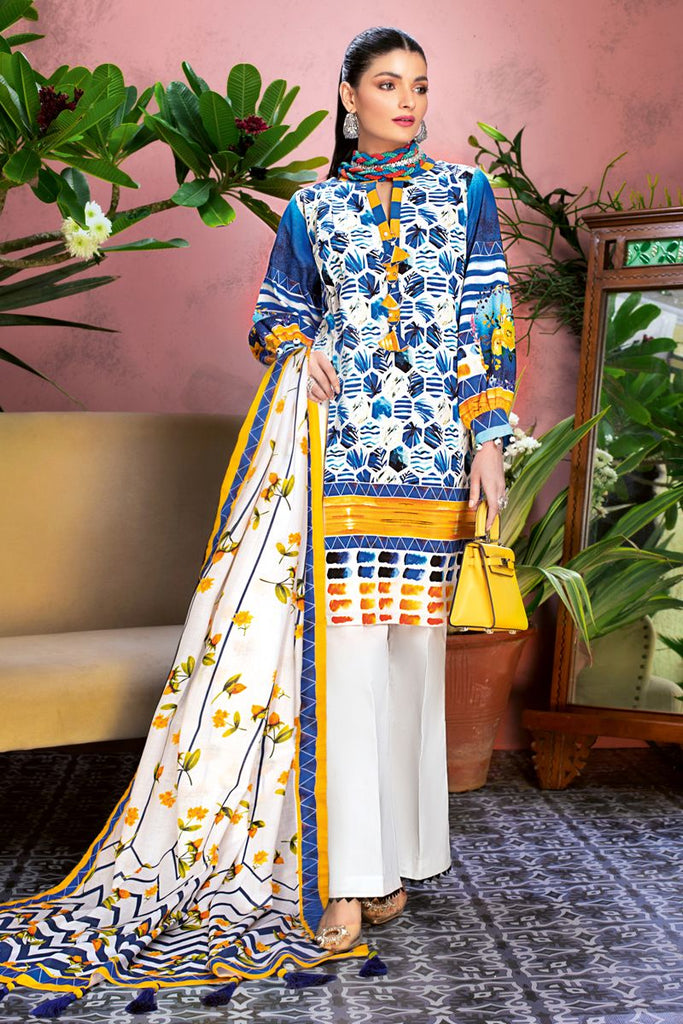 Gul Ahmed Summer 2020 – Basic Collection – 3PC Unstitched Lawn Suit CL-811