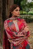 Charizma C-Print Linen Collection with Printed Wool Shawl – CPW-08