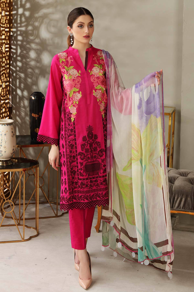 Charizma Reem Festive Edit Vol-2 – Embroidered Brosha Lawn Suit - RM-21