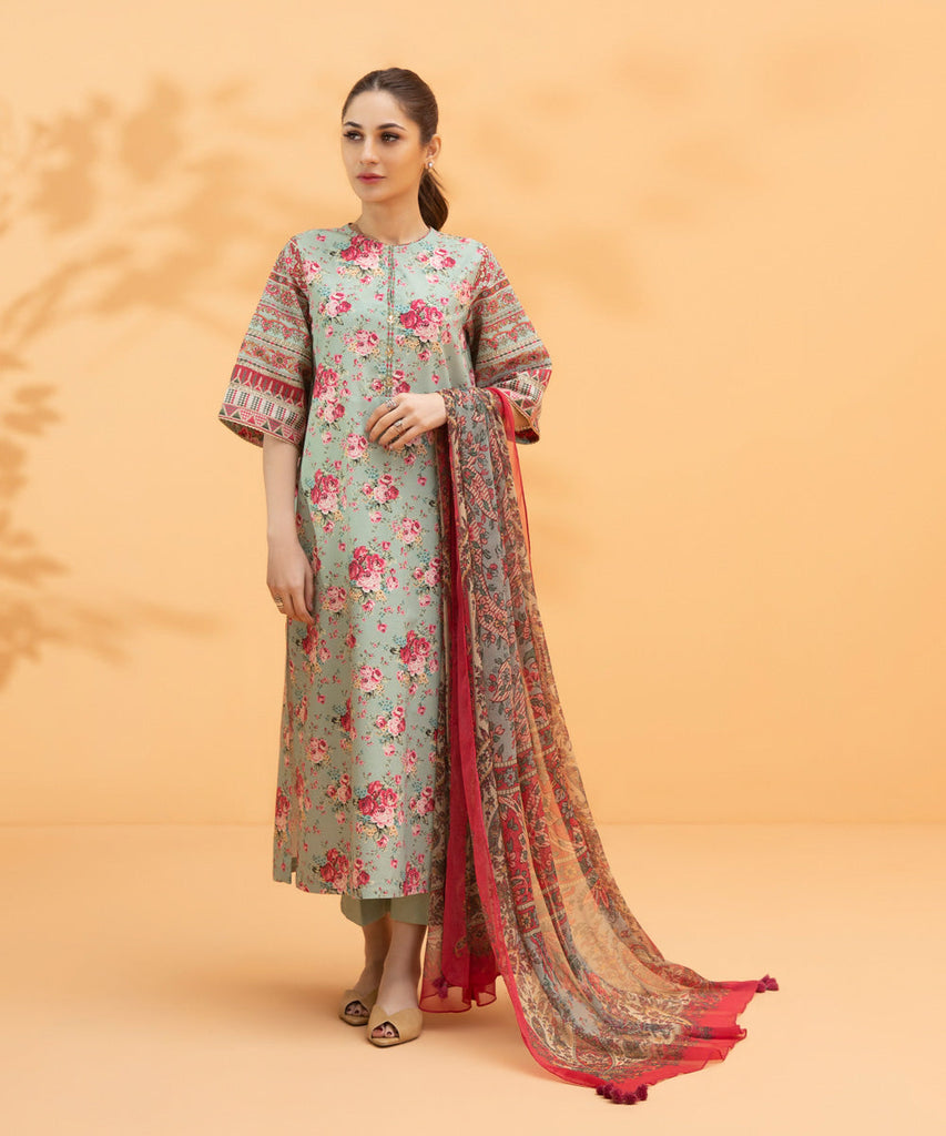 Sapphire Spring/Summer 2023 – 3 Piece - Digital Printed Lawn Suit - 003PDY23V112