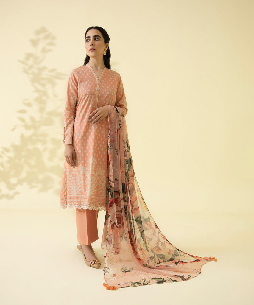 Sapphire Spring/Summer 2023 – 3 Piece - Paste Printed Lawn Suit - 003PDY23V117