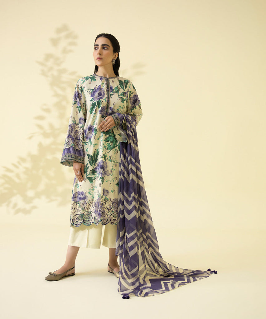 Sapphire Spring/Summer 2023 – 3 Piece - Printed Lawn Suit - 003PDY23V125