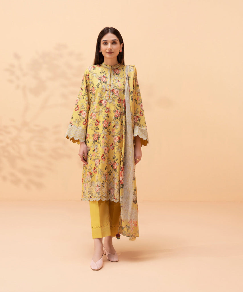 Sapphire Spring/Summer 2023 – 3 Piece - Digital Printed Embroidered Lawn Suit - 03PEDY23V113